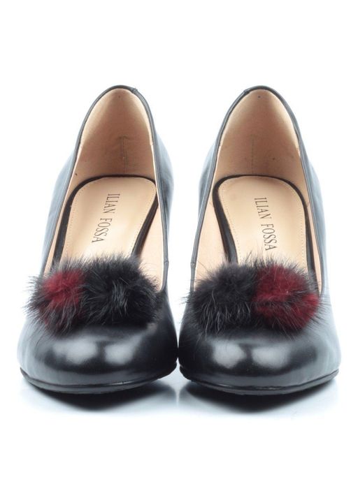 06-YF139-100 BLACK Туфли женские (натуральная кожа) - Фабричный китай фото 8