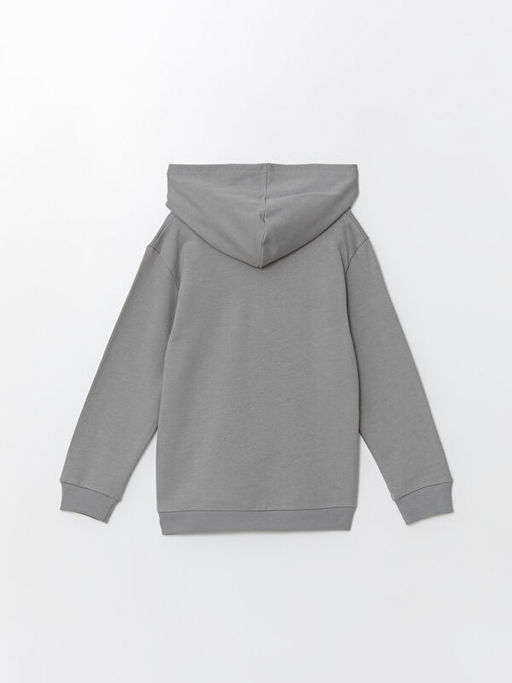 Kap??onlu Garfield Bask?l? Erkek ?ocuk Sweatshirt - Waikiki фото 3