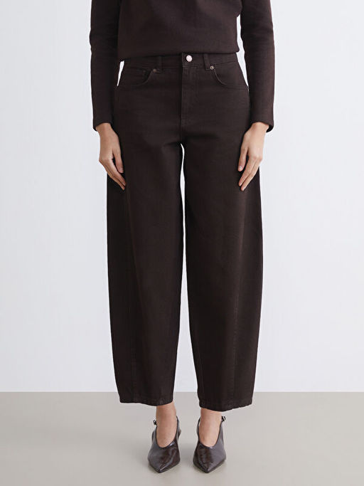 Barrel Fit Kad?n Jean Pantolon