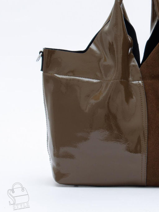 Сумка женская кожаная 98184-3MSS army green Velina Fabbiano-Safenta в Новосибирске