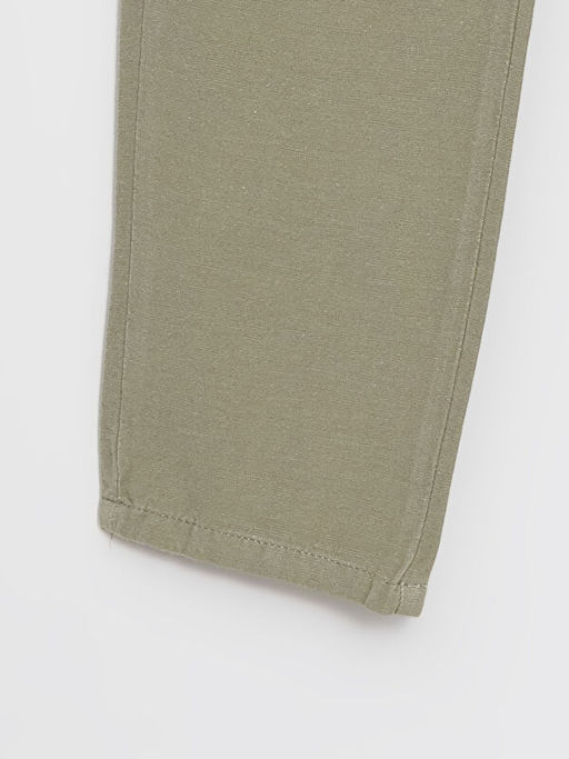 Beli Lastikli Keten Kar???ml? Erkek ?ocuk Pantolon