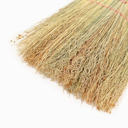 Цена за 50 шт. Веник для уборки Шафран «Сорго», двухпрошивной, малый, ручная работа, 58 см, фасовка 50 штук