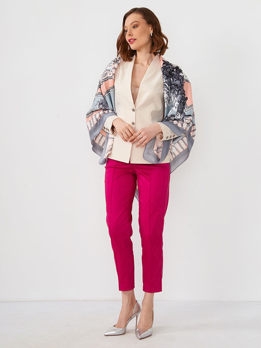 Большой, мягкий, тонкий и очень нежный двусторонний платок с рисунком. - Tantino фото 2