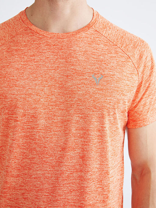 Bisiklet Yaka Erkek Spor Ti??rt