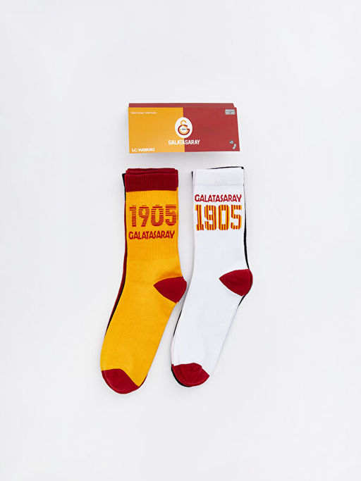 Galatasaray Bask?l? Erkek Soket ?orap 5li