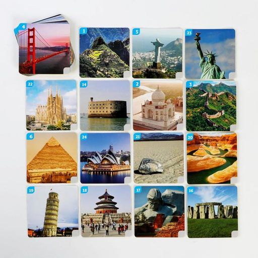 Настольная игра Мемо Достопримечательности мира, 50 карточек - Лас Играс фото 3