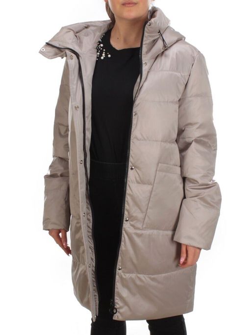 S21122 BEIGE Куртка зимняя женская облегченная Y SILK TREE (150 гр. холлофайбер) - Fashion фото 9