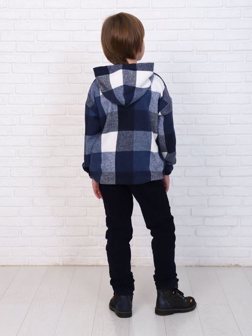 ТД030 Толстовка Дели 2 с капюшоном (синий) - Милаша фото 10