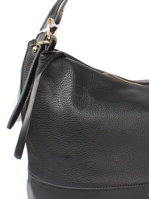 Сумка женская искусственная кожа DJ-CM 6787-BLACK, 1отд+еврокарман, плечевой ремень, черный SALE 257724 - Adelia фото 9