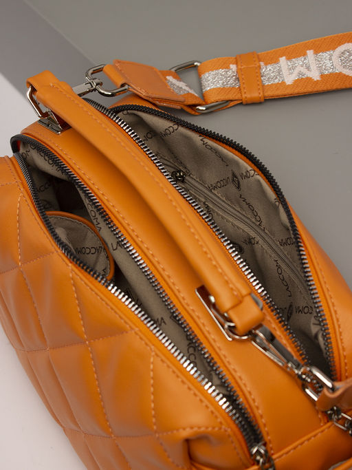 LACCOMA сумка Кристи-Ф826-оранжевый эко кожа хлопок