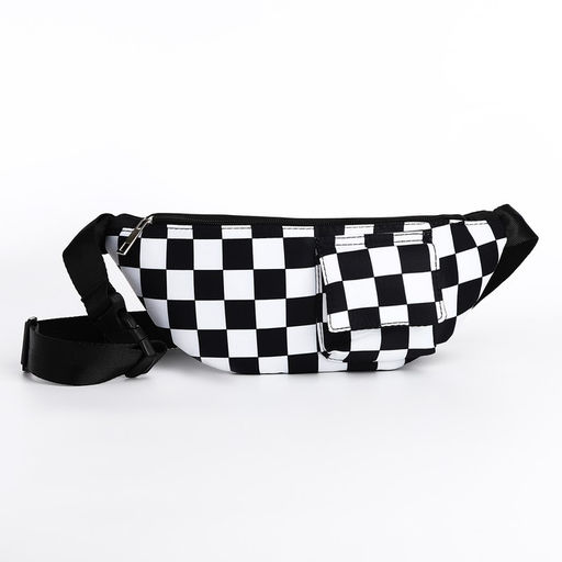 Сумка поясная текстильная с карманом Society 30*14*6 см - Nazamok фото 4