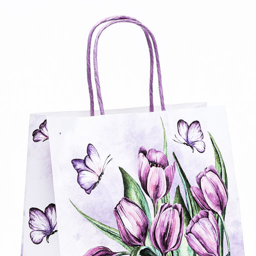 Цена за 2 шт. Пакет крафтовый Хорошего настроения, 25?22?11 см