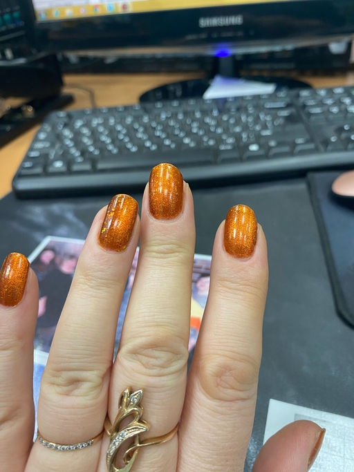 Магнитный лак для ногтей Янтарная Комната, 11 мл - Masura фото 12