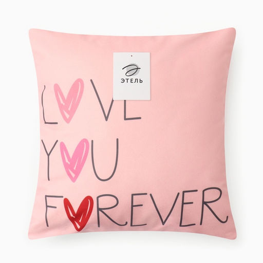 Чехол на подушку Этель Forever, 40?40 см, велюр  фото 2