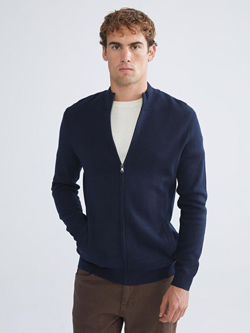 Standart Kal?p Dik Yaka Erkek Triko H?rka