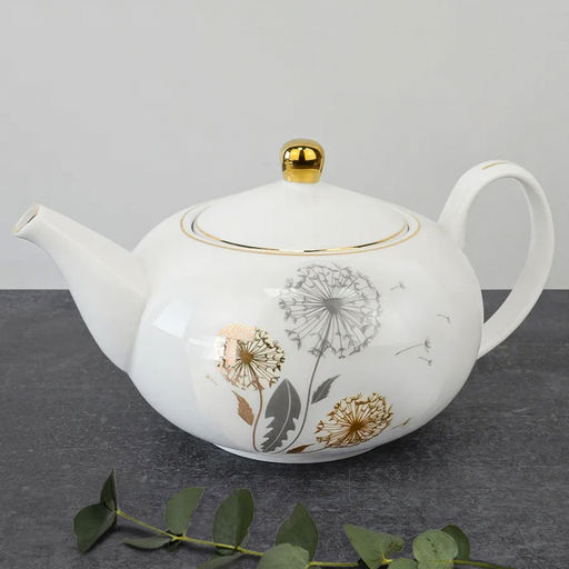 Чайник завар. 1000 мл Lavenir "Одуванчик" 222-110 фарфор арт. 00113499