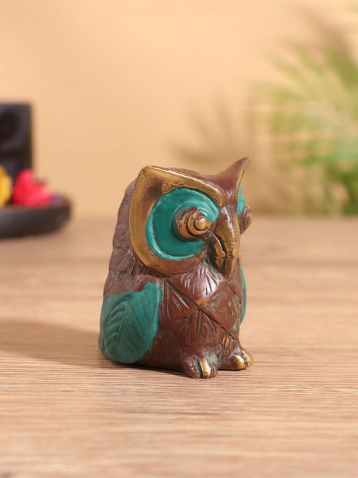 Сувенир «Совёнок», 5×6×6 см, бронза