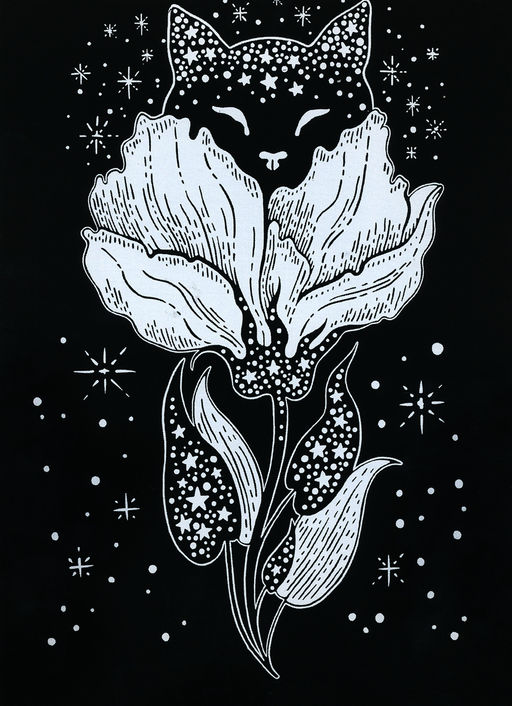 Hobbius GHPB-06 Набор для творчества Гравюра-блокнот 14 x 20 см Космический кот  фото 10