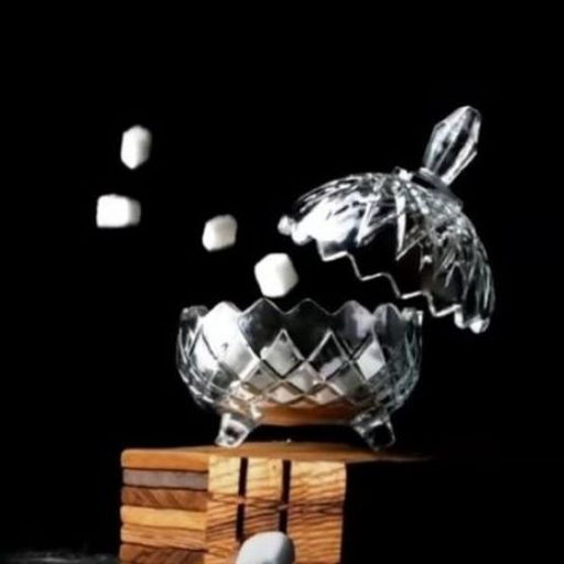 7343-SR7343GCL Сахарница MICHELE емк.250 мл (х12)