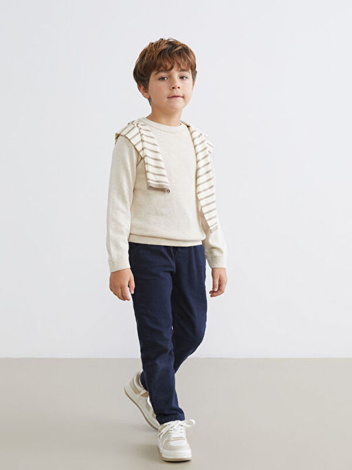 Erkek ?ocuk Basic Triko Kazak