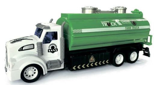 Р/У на батар. "Цистерна" (9/0031, "Нордпласт") свет, подвижные детали, в коробке 30*14см