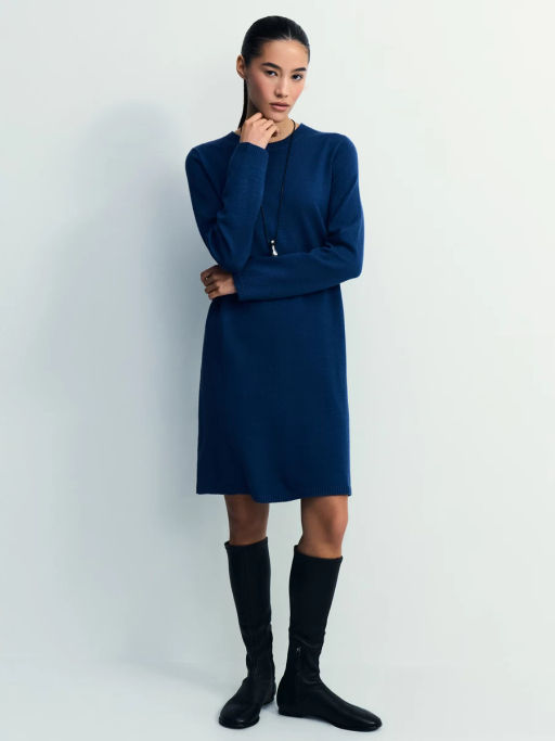 Вязаное платье мини / Zarina