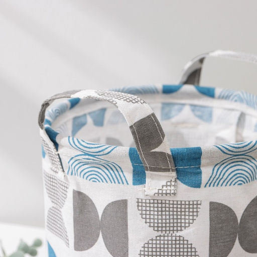 Корзинка для хранения с ручками Доляна Песок, 212120 см, цвет голубой  фото 3