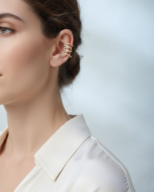 Серьги - кафф