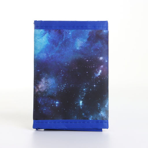 Кошелёк детский «Космос», на липучке, Выбражулька, синий