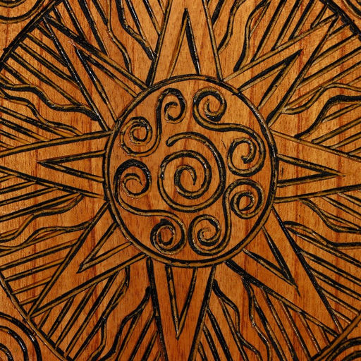 Подвесной декор "Солнце" джампинис 30х3х60 см