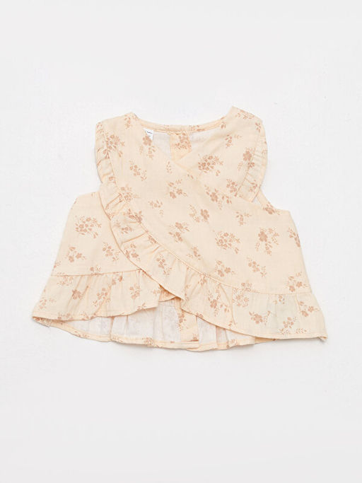 V Yaka Bask?l? K?z Bebek G?mlek - Waikiki фото 3