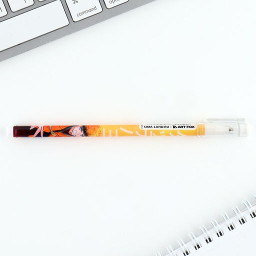 Цена за 10 шт. Ручка пластик шариковая, синяя паста, 0,5 мм Удар ярости - Artfox фото 5