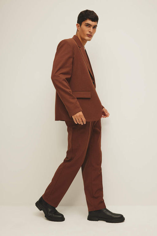 Брюки прямого кроя с нормальной талией и нормальной талией - Defacto фото 2