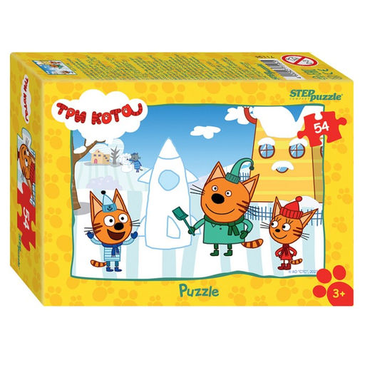 Цена за 20 шт. Пазл «Три кота - 1», МИКС, 54 элемента