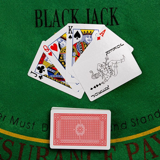 Карты игральные бумажные Gold Coast, 55 шт, 260 г/м2, красные, 5.7 х 8.7 см - Simaland фото 3