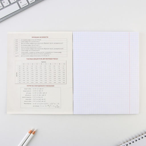 Предметная тетрадь, 48 листов, ИСТОРИЧЕСКИЕ ЛИЧНОСТИ, со справочными материалами Алгебра, обложка мелованный картон 230 гр., внутренний блок в клетку 80 гр., белизна 96%,блок №1. - Artfox study фото 3