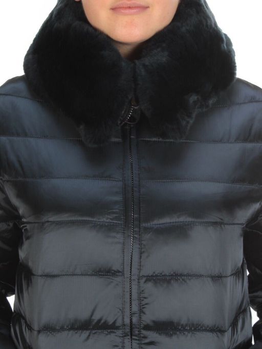 815-E03 DARK BLUE Пальто зимнее женское VISDEER (200 гр. тинсулейт) - Fashion фото 10