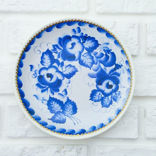 Тарелка декоративная Гжель, D = 20 см - Simaland фото 7