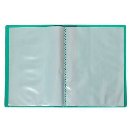 Набор папок А5, 20 вкладышей, Calligrata, карман на корешке, зеленые, 3 штуки  фото 2