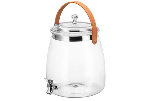 Диспенсер для холодных напитков с краном 8 л 27*23*30 см с крышкой и ручкой на металл.подставке - Elan gallery фото 6