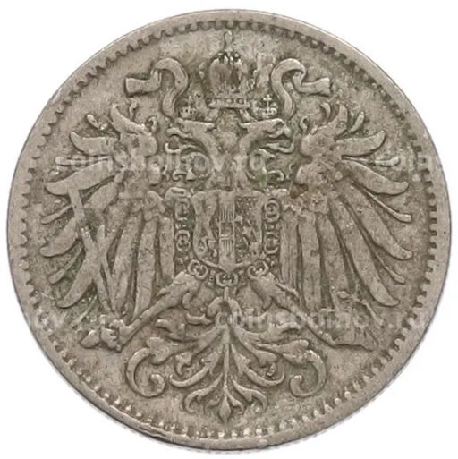 Монета 10 геллеров 1894 года Австрия