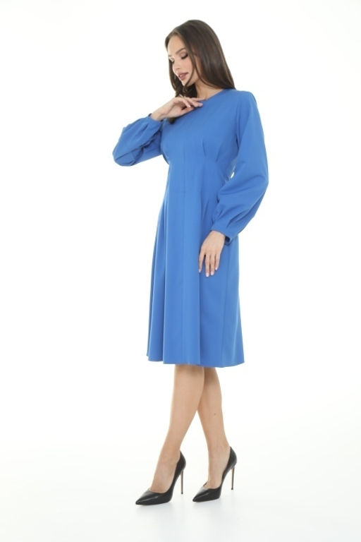 Платье Стильная осень (небесный) - Diolche фото 3