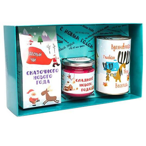 Подарочный набор из 3 продуктов С новым годом - Фуд сторис фото 2