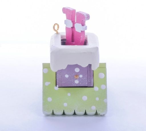 Декоративная елочная игрушка: Домик с ногами Санта Клауса 90YY61504 - Idh фото 2