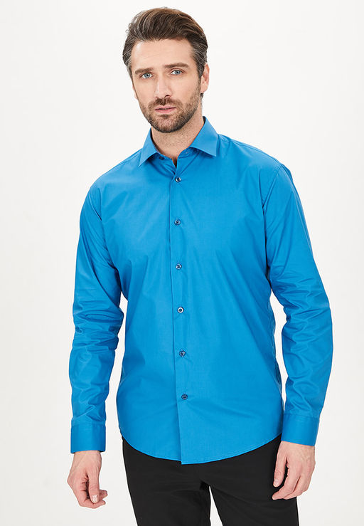 Сорочка мужская длинный рукав GREG 230/131/NB/Z/1p_GB фото 8