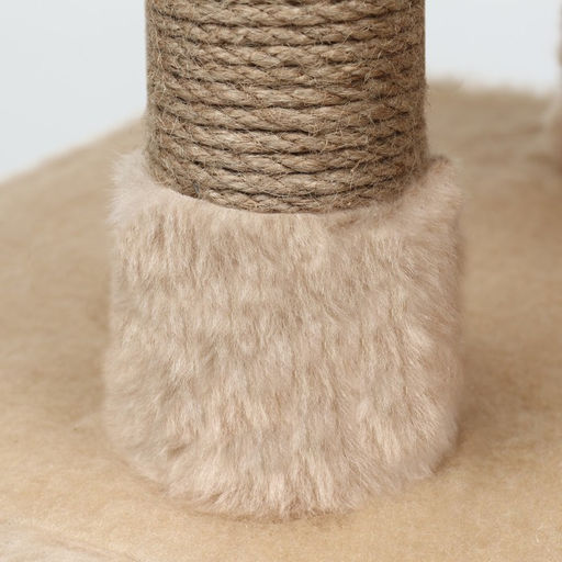 Домик-когтеточка 2-х ур. квадратный с 2-мя квадратными полками, 53 х 35 х 65 см, бежевый - Пижон фото 7