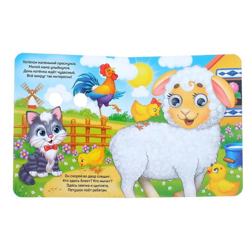 Книги с глазками картонные «Изучаем всё вокруг», набор 4 шт. по 10 стр.