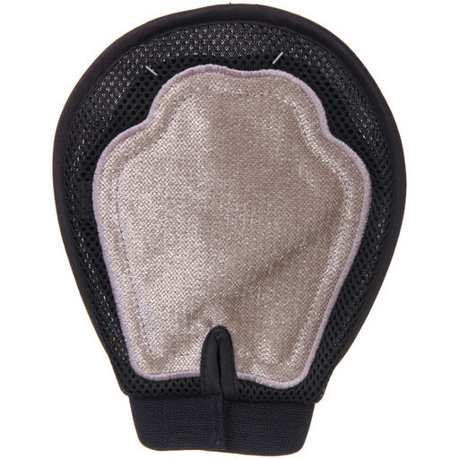 Варежка для мытья и вычесывания животных "ПРЕМИУМ - МОЙ БРО", цвет серый/черный, 18.5*23см (лейбл)