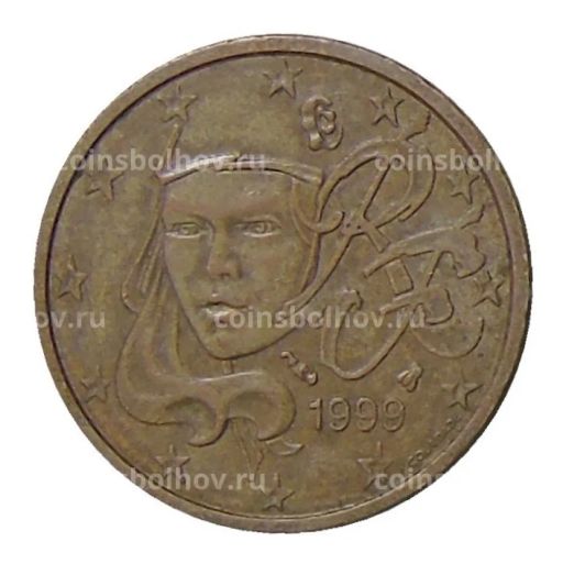 2 евроцента 1999 года Франция