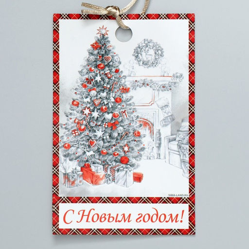 Цена за 5 шт. Мешочек подарочный новогодний Зима, 20 х 30 см +/- 1.5 см - Дарите счастье фото 4